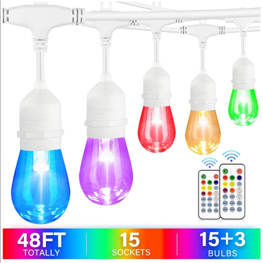 LED STRING COLOR CHANGING LIGHTS great for partys